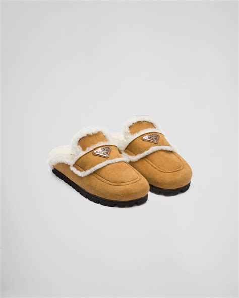 prada fuzzy slippers